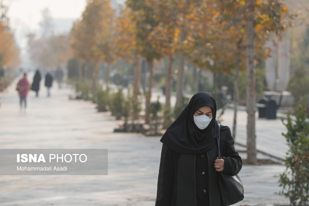 کیفیت هوا در مرز آلودگی برای گروه‌های حساس