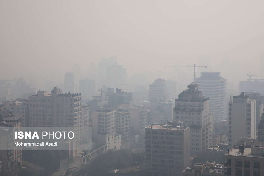 Tehran Polluted Air pollution in Tehran - ISNA
