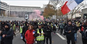 برپایی تظاهرات با دو مناسبت در شهرهای فرانسه