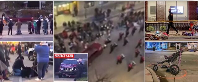 رژه خونین کریسمس در ویسکانسین آمریکا با ۴۵ کشته و زخمی رژه خونین کریسمس در ویسکانسین آمریکا با ۴۵ کشته و زخمی