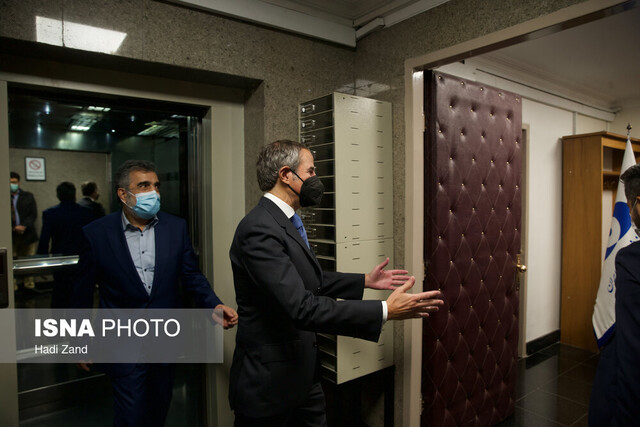 رئیس منظمة الطاقة الذریة یستقبل غروسی رئیس منظمة الطاقة الذریة یستقبل غروسی