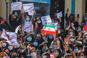 تجمع جمعی از مردم چهارمحال وبختیاری برای جلوگیری از اجرای طرحهای انتقال آب