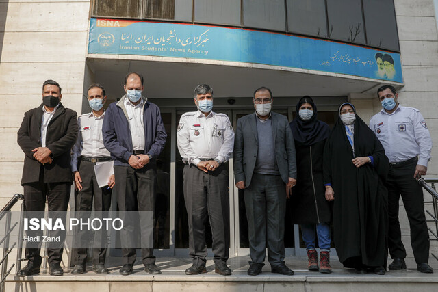 بازدید سرپرست اورژانس تهران از ایسنا