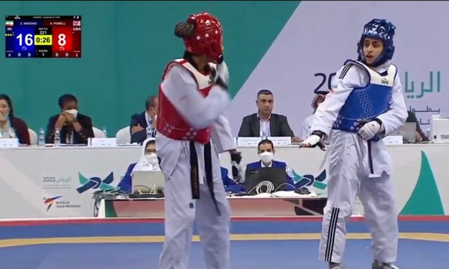 عکس آرشیوی است مدال طلای بانوی تکواندوکار ایران در رقابتهای عربستان/ پایان کار ایران با یک طلا و ۲ برنز