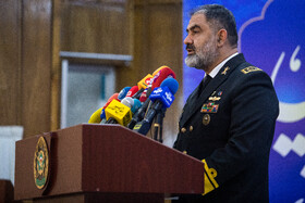 نشست خبری شهرام ایرانی، فرمانده نیروی دریایی ارتش