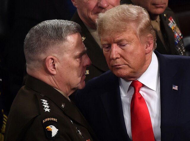 ترامپ و مارک میلی ترامپ: هرگز قصد جنگ با چین را نداشتم