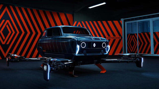 "رنو ۴" در جشن تولد ۶۰ سالگی خود به پرواز درآمد!