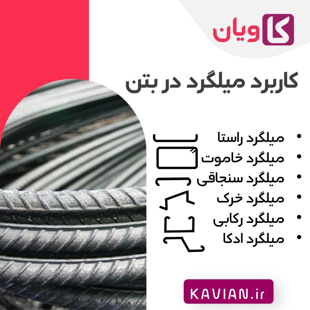 انواع میلگرد چه کاربردی دارد؟