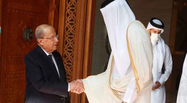 میشل عون در دیدار با امیر قطر: ایستادگی کشورهای عربی در کنار لبنان مهم است