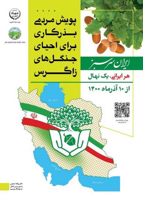 برگزاری پویش مردمی احیای جنگل‌های زاگرس در ۱۱ استان زاگرسی کشور