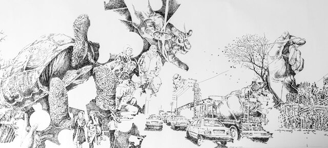 طراحیهایی از حال و هوای ذهنی یک هنرمند