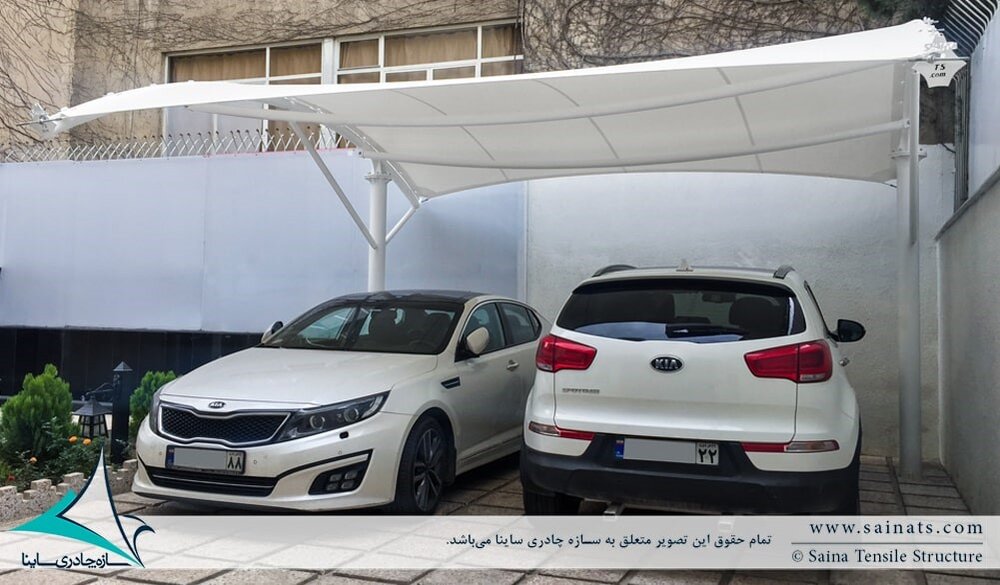 بررسی مشخصات و ویژگیهای سایبان خودرو پارچهای