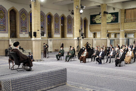 دیدار دستاندرکاران کنگره شهدای استان ایلام با مقام معظم رهبری 14