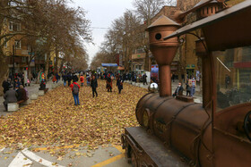 گذر پاییزی خیابان بوعلی - همدان
