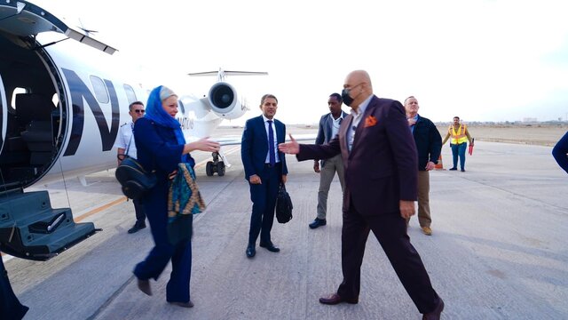 دیدار پلاسخارت و صدر درباره انتخابات عراق پیش از نشست امروز "چارچوب هماهنگی شیعیان"