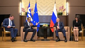 پوتین و نخست‌وزیر یونان تقویت روابط دو کشور را بررسی کردند