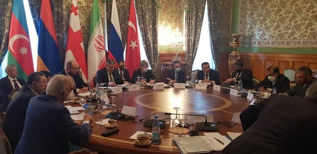 آغاز نخستین اجلاس شش جانبه حل بحران قرهباغ با حضور ایران در مسکو آغاز نخستین اجلاس شش جانبه حل بحران قرهباغ با حضور ایران در مسکو