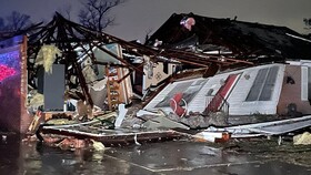 احتمال فوت ۵۰ تن در ایالت طوفان‌زده "کنتاکی"