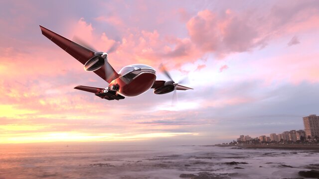 شبیهترین "تاکسی پرنده" به پرنده!