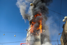 آتش‌سوزی در پاساژ اباصالح مهدی (ع) - كرمان