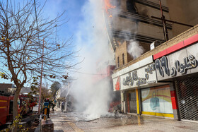 آتش‌سوزی در پاساژ اباصالح مهدی (ع) - كرمان