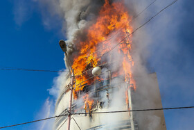 آتش‌سوزی در پاساژ اباصالح مهدی (ع) - کرمان