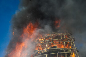 آتش‌سوزی در پاساژ اباصالح مهدی (ع) - کرمان