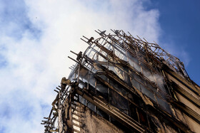 آتش‌سوزی در پاساژ اباصالح مهدی (ع) - کرمان