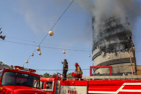 آتش‌سوزی در پاساژ اباصالح مهدی (ع) - کرمان