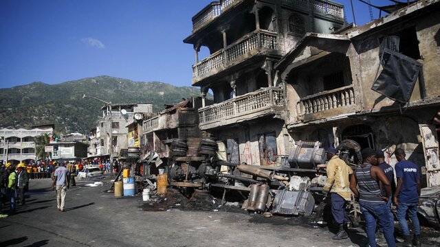 افزایش قربانیان حادثه انفجار تانکر سوخت در هائیتی