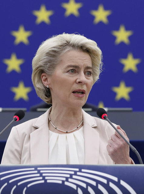 اورزولا فون در لاین، رئیس کمیسیون اروپا اتحادیه اروپا روسیه را به تحریمهای جدید تهدید کرد