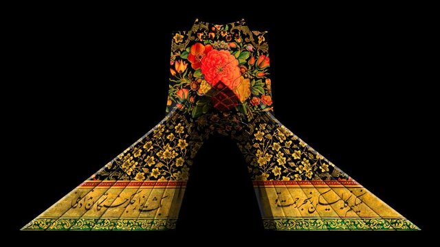 برنامه رقص قلم در برج آزادی ادعای برخی کشورها درباره خوشنویسی نگرانکننده بود