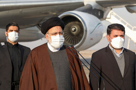 ورود رئیس جمهور به فرودگاه شهید صدوقی یزد