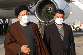 ورود رئیس جمهور به فرودگاه شهید صدوقی یزد