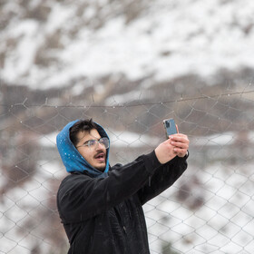 نخستین برف پاییزی تهران