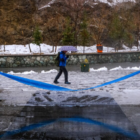 نخستین برف پاییزی تهران