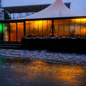 نخستین برف پاییزی تهران