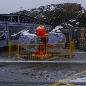 نخستین برف پاییزی تهران