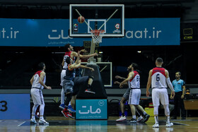 دیدار تیمهای بسکتبال مس رفسنجان و شیمیدر قم