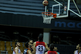 دیدار تیمهای بسکتبال مس رفسنجان و شیمیدر قم