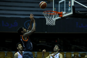 دیدار تیمهای بسکتبال مس رفسنجان و شیمیدر قم