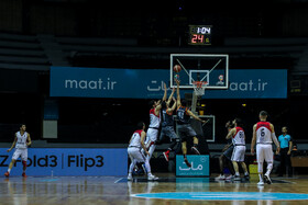 دیدار تیمهای بسکتبال مس رفسنجان و شیمیدر قم