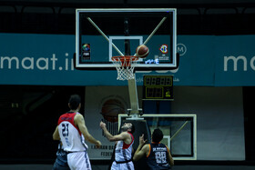 دیدار تیمهای بسکتبال مس رفسنجان و شیمیدر قم