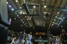 دیدار تیمهای بسکتبال مس رفسنجان و شیمیدر قم