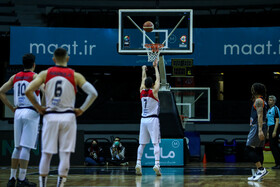 دیدار تیمهای بسکتبال مس رفسنجان و شیمیدر قم