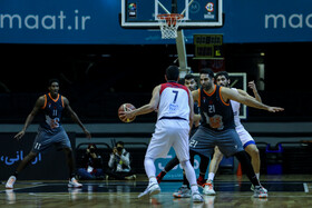 دیدار تیمهای بسکتبال مس رفسنجان و شیمیدر قم