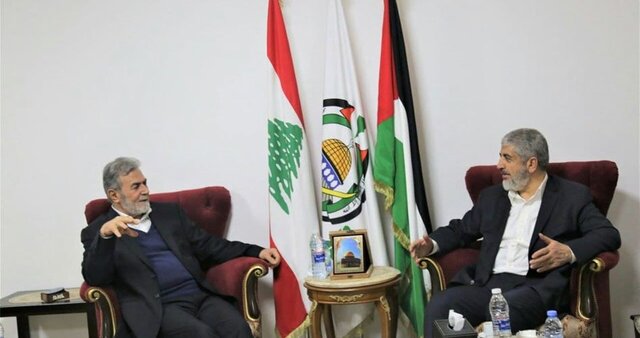 خالد مشعل و النخاله جنایت اخیر در اردوگاه برج شمالی در جنوب لبنان را محکوم کردند خالد مشعل و النخاله جنایت اخیر در اردوگاه برج شمالی در جنوب لبنان را محکوم کردند