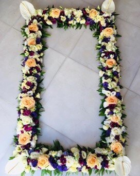 گل آرایی سنگ مزار