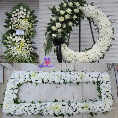 گل آرایی سنگ مزار