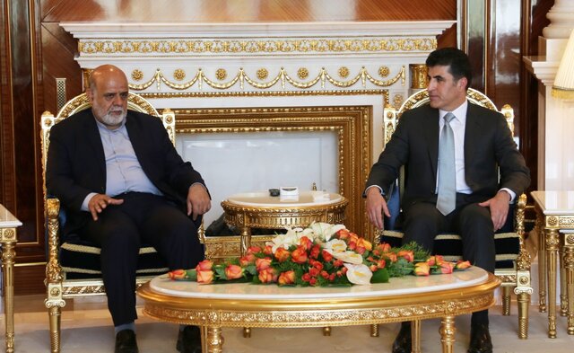 دیدار سفیر ایران در عراق با نیچروان بارزانی